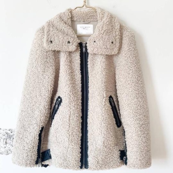 ❌SOLD❌Zara | Teddy And Faux Leather Zipper Jacket - Picture 5 of 13